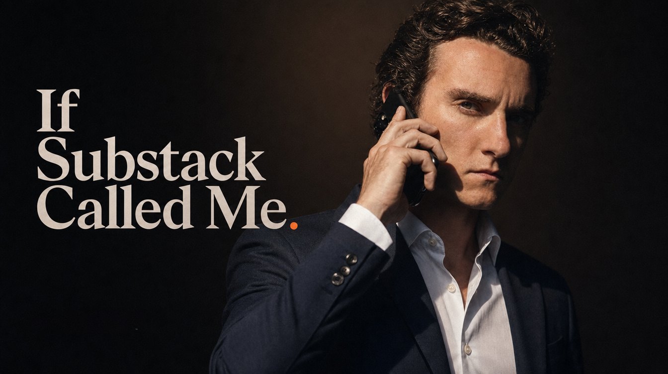 If Substack Called Me. Christopher Mayer taking a call.